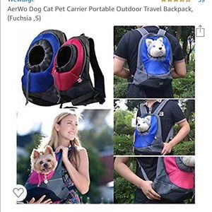 New Aerwo pet/ dog carrier in Fuschia.
